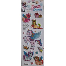 YB-009 Unicorn-2 puffy sticker	